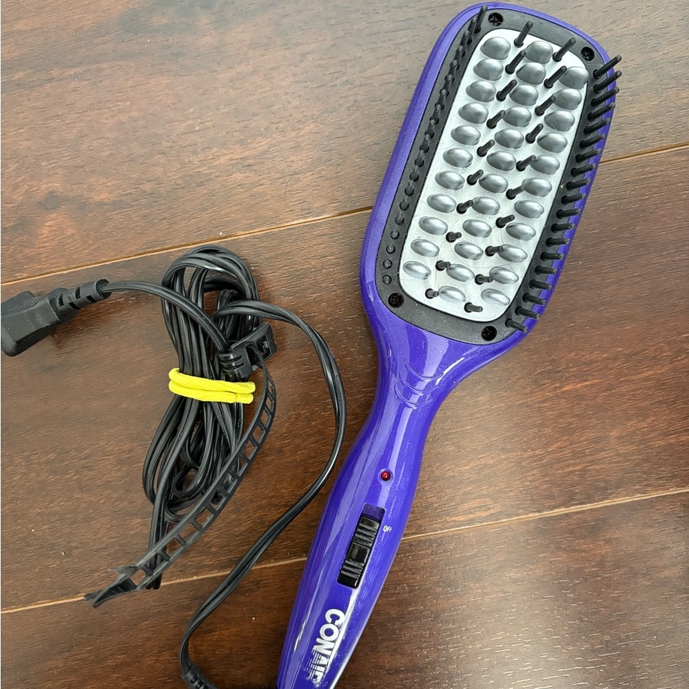 Conair Purple Hair Straightening Brush